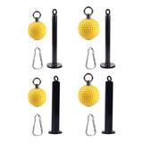 Maxbell Pull up Ball Hold Grips Adjustable Weight Strength Training for Biceps 7cm thin rod