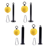 Maxbell Pull up Ball Hold Grips Adjustable Weight Strength Training for Biceps 7cm thin rod