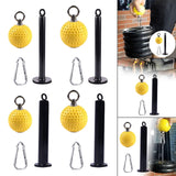 Maxbell Pull up Ball Hold Grips Adjustable Weight Strength Training for Biceps 7cm thin rod