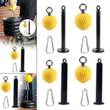 Maxbell Pull up Ball Hold Grips Adjustable Weight Strength Training for Biceps 7cm thin rod