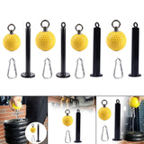 Maxbell Pull up Ball Hold Grips Adjustable Weight Strength Training for Biceps 7cm thin rod
