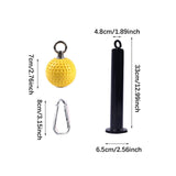 Maxbell Pull up Ball Hold Grips Adjustable Weight Strength Training for Biceps 7cm thick rod