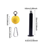 Maxbell Pull up Ball Hold Grips Adjustable Weight Strength Training for Biceps 9cm thick rod