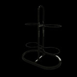 Maxbell Ball Storage Rack Metal Multifunctional Basketball Rack for Indoor Gym Rugby 4 Tier Black