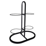 Maxbell Ball Storage Rack Metal Multifunctional Basketball Rack for Indoor Gym Rugby 4 Tier Black