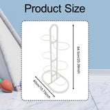 Maxbell Ball Storage Rack Metal Multifunctional Basketball Rack for Indoor Gym Rugby 6 Tier White
