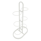 Maxbell Ball Storage Rack Metal Multifunctional Basketball Rack for Indoor Gym Rugby 6 Tier White