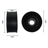 Maxbell Nylon Single 6000 Series Bearing Belt Pulley Replacement for Rowing Machines 37mmx16mm