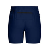 Maxbell Mens Workout Shorts Quick Dry with Zipper Pockets for Fitness Basketball Gym L