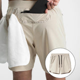 Maxbell Men's Workout Shorts Athletic Running Shorts for Beach Bodybuilding Jogging M