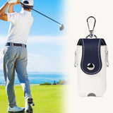 Maxbell Golf Ball Waist Bag Premium for Women, Men Convenient Waterproof Carry Pouch White and Blue
