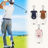 Maxbell Golf Ball Waist Bag Premium for Women, Men Convenient Waterproof Carry Pouch White and Blue