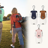 Maxbell Golf Ball Waist Bag Premium for Women, Men Convenient Waterproof Carry Pouch White and Blue