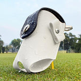 Maxbell Golf Ball Waist Bag Premium for Women, Men Convenient Waterproof Carry Pouch White and Blue