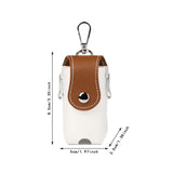 Maxbell Golf Ball Waist Bag Premium for Women, Men Convenient Waterproof Carry Pouch White and Brown