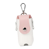 Maxbell Golf Ball Waist Bag Premium for Women, Men Convenient Waterproof Carry Pouch White and Pink