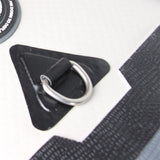 Maxbell Stainless Steel D Ring Patch Canoe Inflatable Boat Kayak Boating Replacement Black