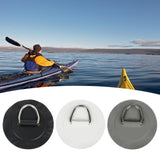 Maxbell Stainless Steel D Ring Patch Canoe Inflatable Boat Kayak Boating Replacement Black