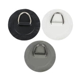 Maxbell Stainless Steel D Ring Patch Canoe Inflatable Boat Kayak Boating Replacement Black