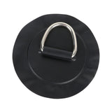Maxbell Stainless Steel D Ring Patch Canoe Inflatable Boat Kayak Boating Replacement Black