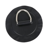 Maxbell Stainless Steel D Ring Patch Canoe Inflatable Boat Kayak Boating Replacement Black