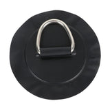 Maxbell Stainless Steel D Ring Patch Canoe Inflatable Boat Kayak Boating Replacement Black