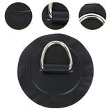 Maxbell Stainless Steel D Ring Patch Canoe Inflatable Boat Kayak Boating Replacement Black