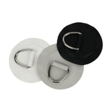 Maxbell Stainless Steel D Ring Patch Canoe Inflatable Boat Kayak Boating Replacement Black