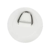 Maxbell Stainless Steel D Ring Patch Canoe Inflatable Boat Kayak Boating Replacement White