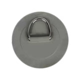 Maxbell Stainless Steel D Ring Patch Canoe Inflatable Boat Kayak Boating Replacement Gray