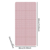 Maxbell Exercise Pilates Mat Gift Gymnastics Athletes Home Fitness Foldable Yoga Mat Pink