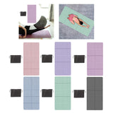 Maxbell Exercise Pilates Mat Gift Gymnastics Athletes Home Fitness Foldable Yoga Mat Pink