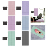 Maxbell Exercise Pilates Mat Gift Gymnastics Athletes Home Fitness Foldable Yoga Mat Pink