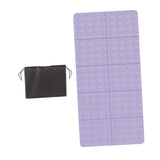 Maxbell Exercise Pilates Mat Gift Gymnastics Athletes Home Fitness Foldable Yoga Mat Deep Purple