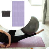 Maxbell Exercise Pilates Mat Gift Gymnastics Athletes Home Fitness Foldable Yoga Mat Deep Purple