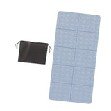 Maxbell Exercise Pilates Mat Gift Gymnastics Athletes Home Fitness Foldable Yoga Mat Blue