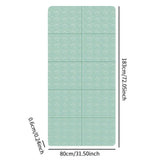 Maxbell Exercise Pilates Mat Gift Gymnastics Athletes Home Fitness Foldable Yoga Mat Green