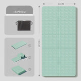 Maxbell Exercise Pilates Mat Gift Gymnastics Athletes Home Fitness Foldable Yoga Mat Green