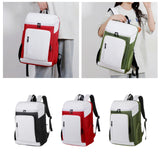 Maxbell Tennis Backpack Waterproof Oxford for Men Women for Outdoor Commuting Travel Black White