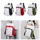 Maxbell Tennis Backpack Waterproof Oxford for Men Women for Outdoor Commuting Travel Black White