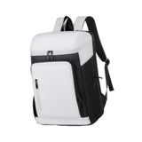 Maxbell Tennis Backpack Waterproof Oxford for Men Women for Outdoor Commuting Travel Black White