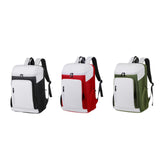 Maxbell Tennis Backpack Waterproof Oxford for Men Women for Outdoor Commuting Travel Black White