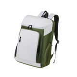 Maxbell Tennis Backpack Waterproof Oxford for Men Women for Outdoor Commuting Travel Green White