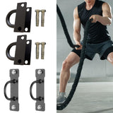 Maxbell Battle Rope Anchor Heavy Duty for Exercise Resistance Band Straps Three Side 26HoleDia