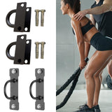 Maxbell Battle Rope Anchor Heavy Duty for Exercise Resistance Band Straps Three Side 26HoleDia