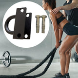 Maxbell Battle Rope Anchor Heavy Duty for Exercise Resistance Band Straps Three Side 18HoleDia