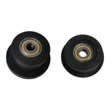 Maxbell Seat Sliding Wheel with Single 608 Bearing for Exercise Bikes Easily Install 46x25mm
