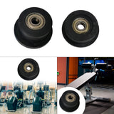 Maxbell Seat Sliding Wheel with Single 608 Bearing for Exercise Bikes Easily Install 46x25mm