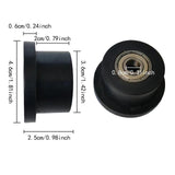 Maxbell Seat Sliding Wheel with Single 608 Bearing for Exercise Bikes Easily Install 46x25mm