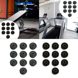 Maxbell 10Pcs Nylon Mobility Wheels Replacement for Fitness Equipment Easily Install 42x22mm